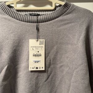 Zara Gray Sweater NWT - Size L